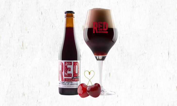 RED by Petrus flesje en glas